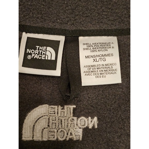 The North Face Mens Size XL Gray Fleece Vest Full Zip Polyester - Picture 5 of 12